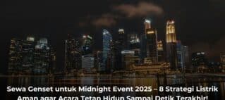 Sewa Genset untuk Midnight Event 2025 – 8 Strategi Listrik Aman agar Acara Tetap Hidup Sampai Detik Terakhir!