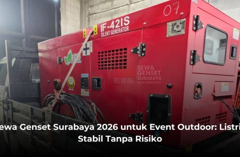 Sewa Genset Surabaya 2026 untuk Event Outdoor Listrik Stabil Tanpa Risiko