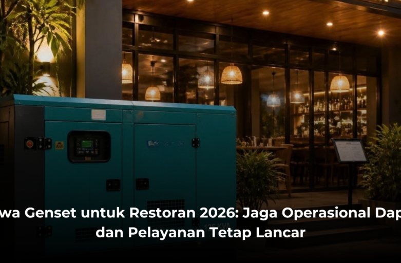 Sewa Genset untuk Restoran 2026 Jaga Operasional Dapur dan Pelayanan Tetap Lancar